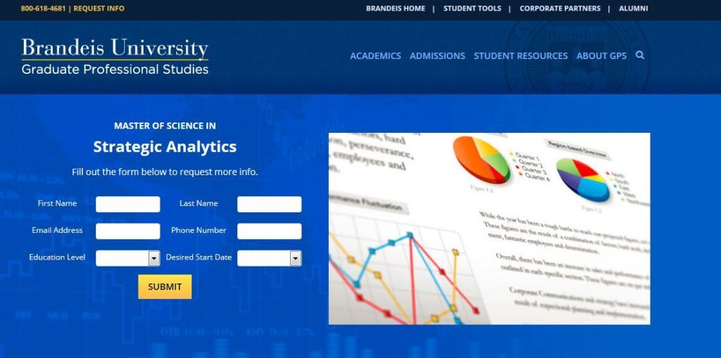 Brandeis University M.S. Strategic Analytics