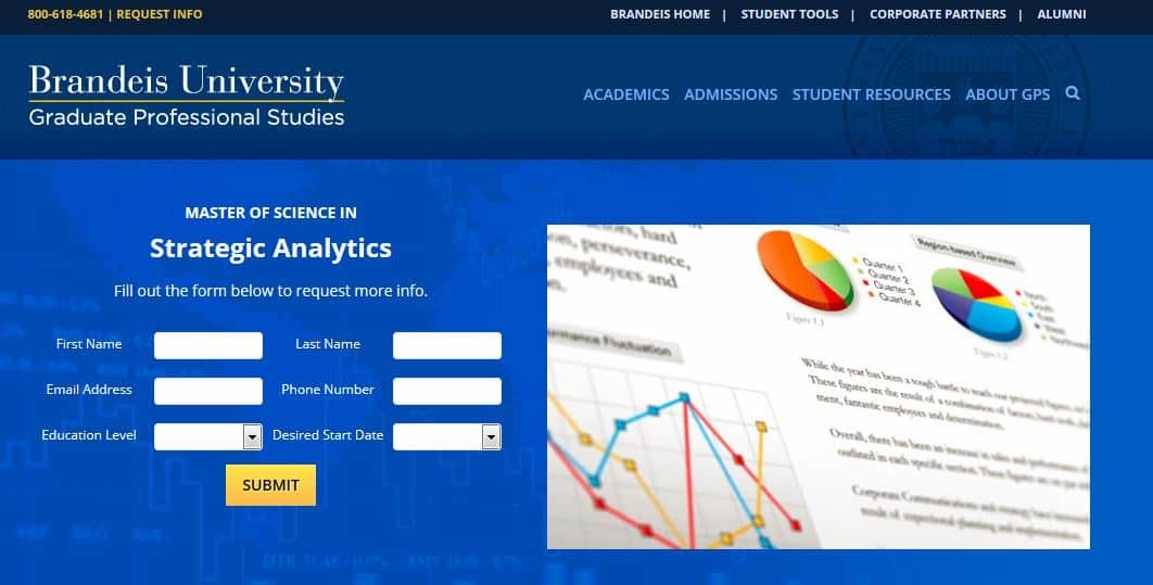 Brandeis University, MS in Strategic Analytics