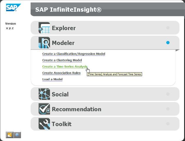 SAP InfiniteInsight 