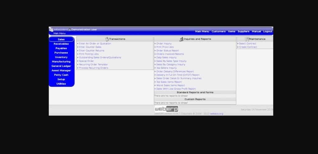 Weberp Software's webERP in 2025 - Reviews, Features, Pricing, Comparison - Decide ...