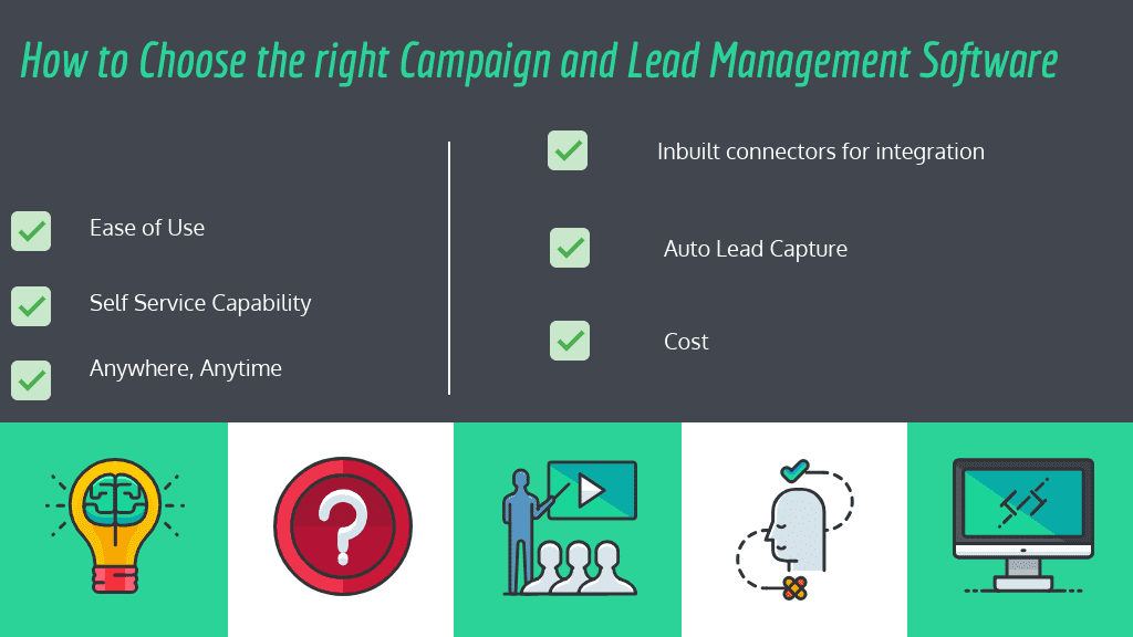 How to choose the right Campaign and Lead Management Software