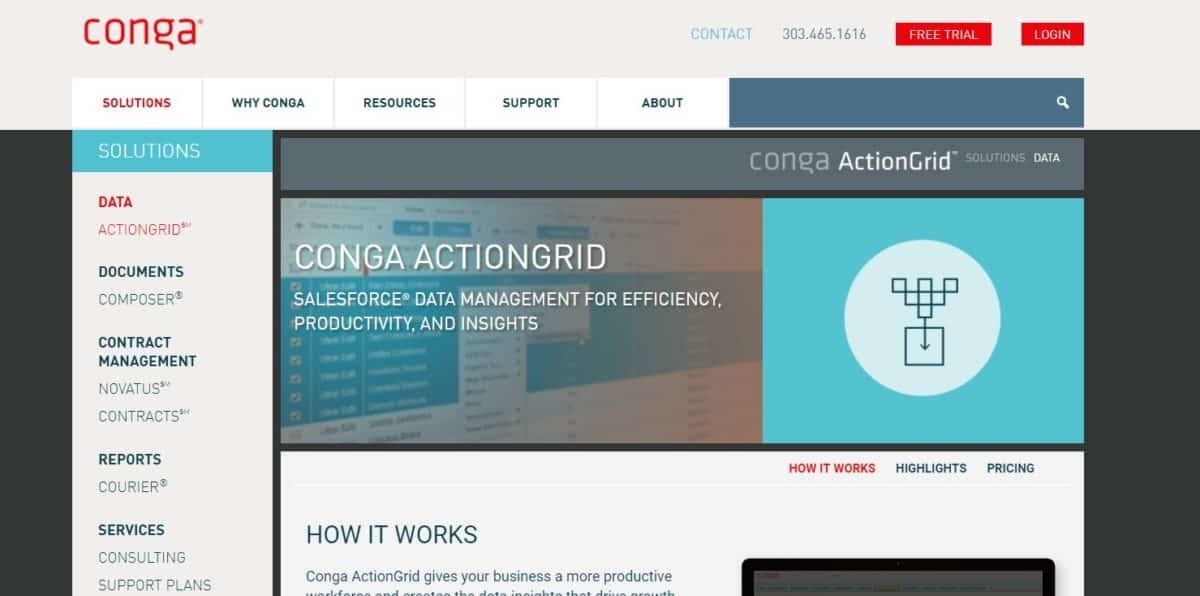 Conga ActionGrid in 2025 - Reviews, Features, Pricing, Comparison ...