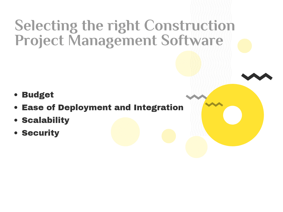 How to choose the right Construction Project Management Software