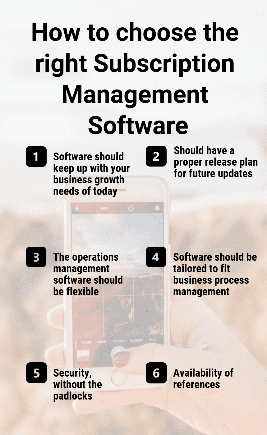 How to choose the right Subscription Management Software