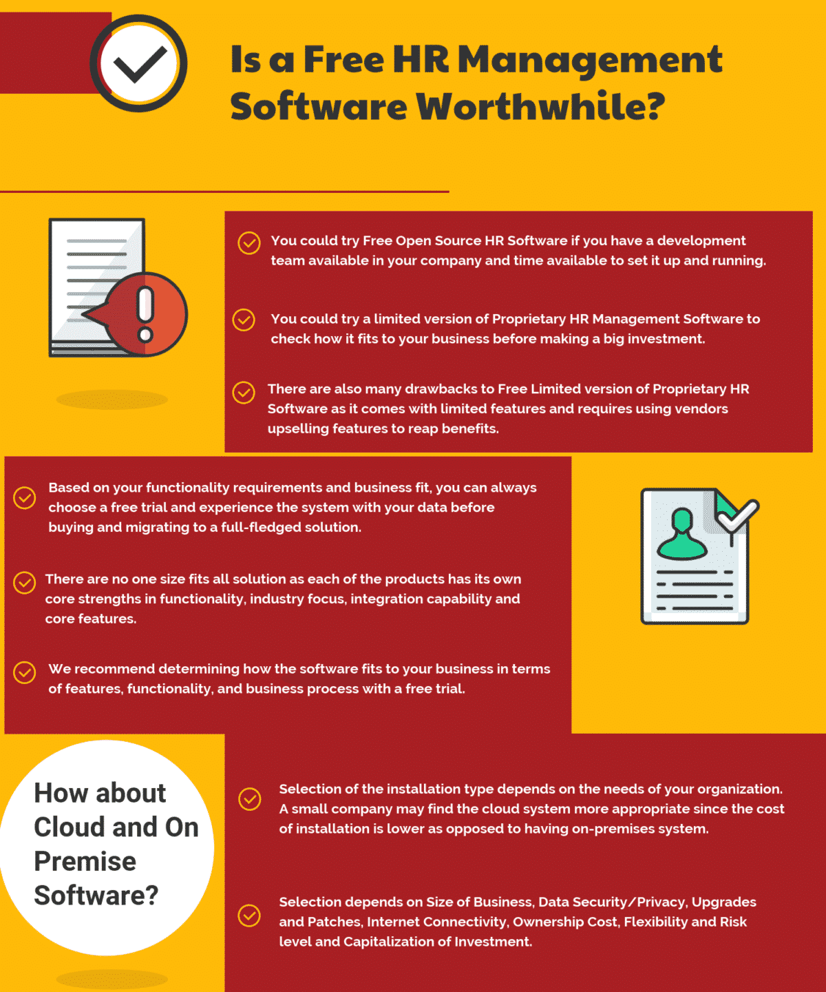 Is Free HR Management Software Worthwhile- How about Cloud and On Premise HR Management Software