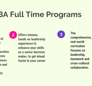 MBA Full Time Programs