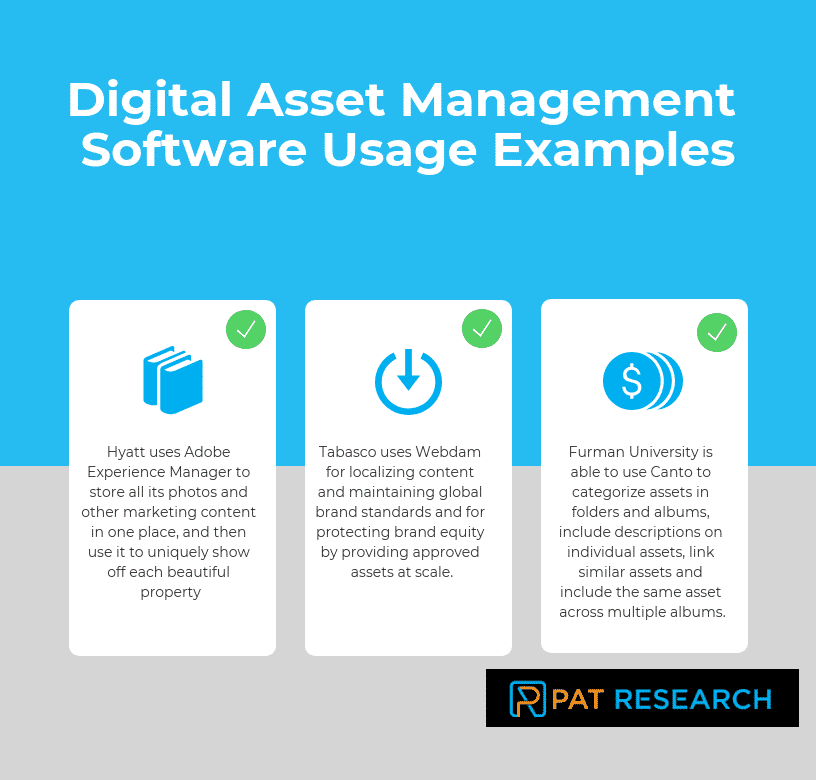 What are Digital Asset Management Software Examples