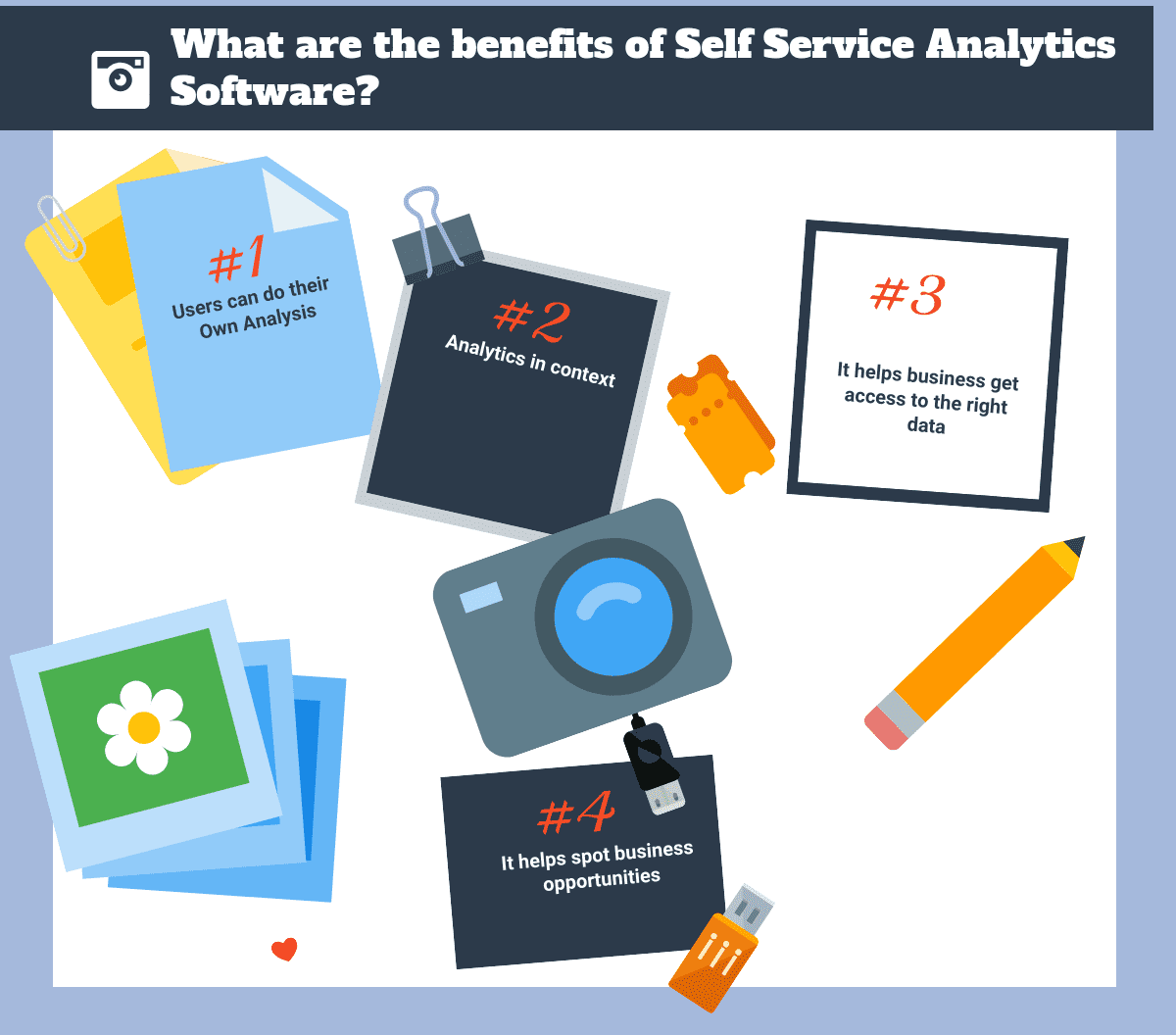 What are the benefits of Self Service Analytics Software