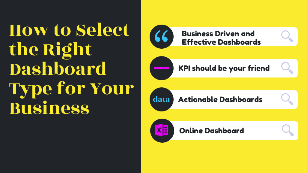 How to Select the Right Dashboard Type for Your Business