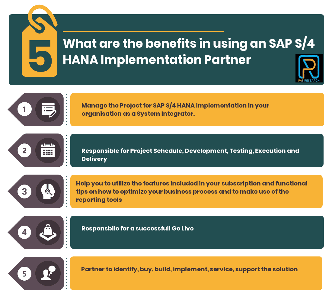 What are the benefits in using an SAP S4 HANA Implementation Partner