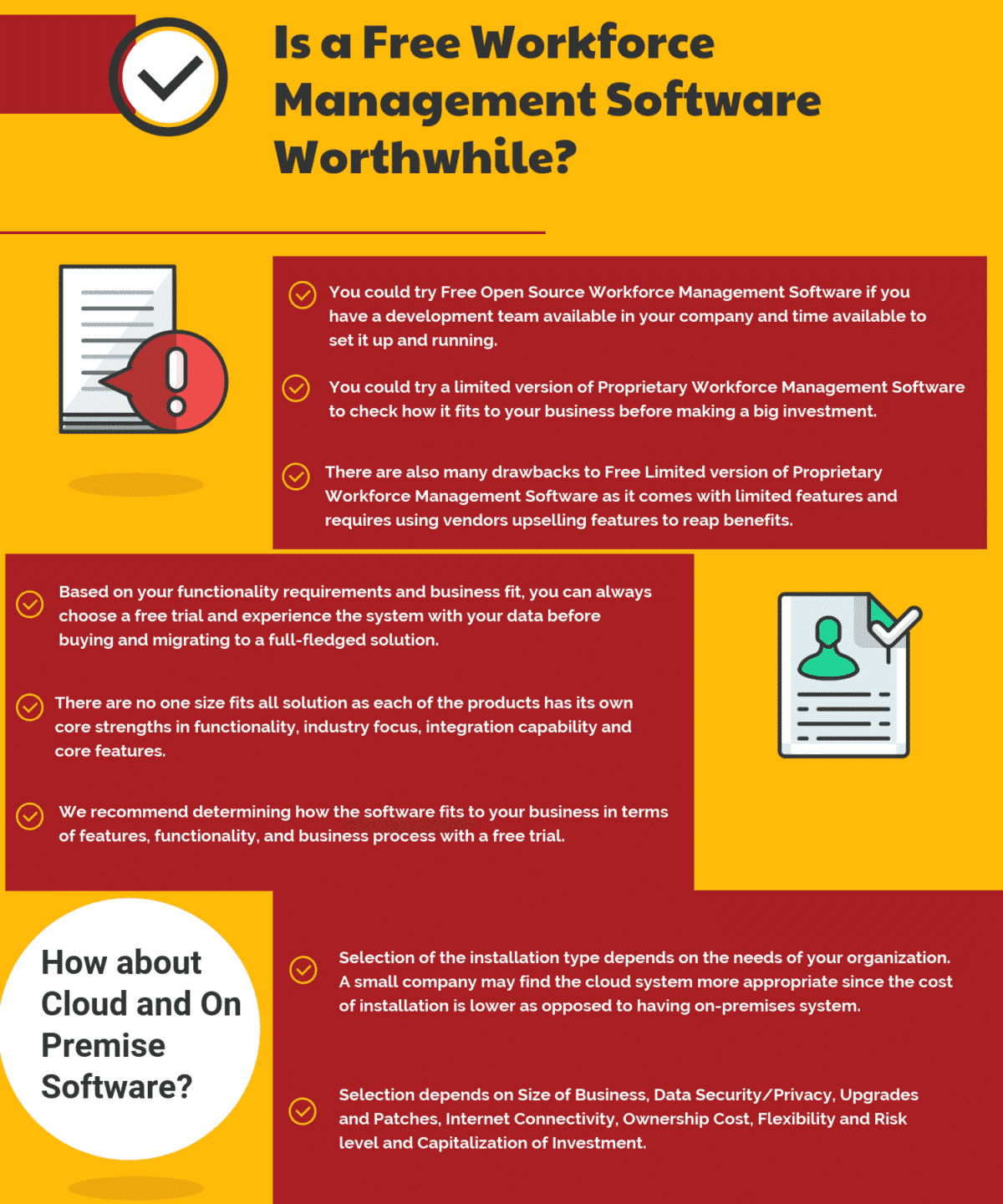 Is Free Workforce Management Software Worthwhile- How about Cloud and On Premise Workforce Management Software