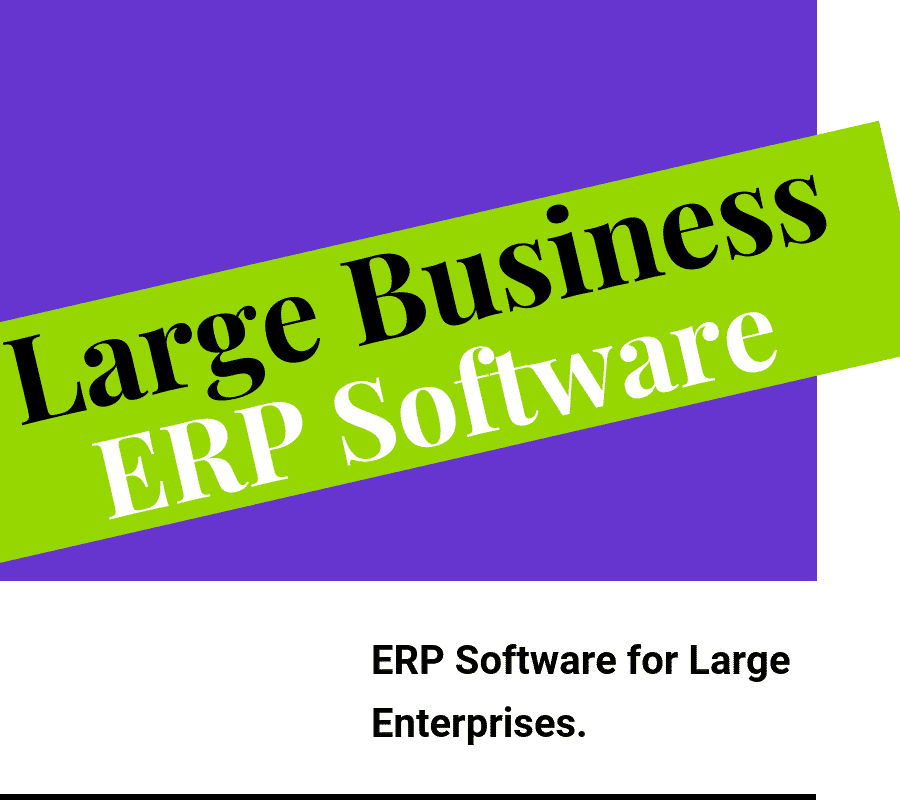Top 18 ERP Software for Large Business ERP Software for Large Enterprises