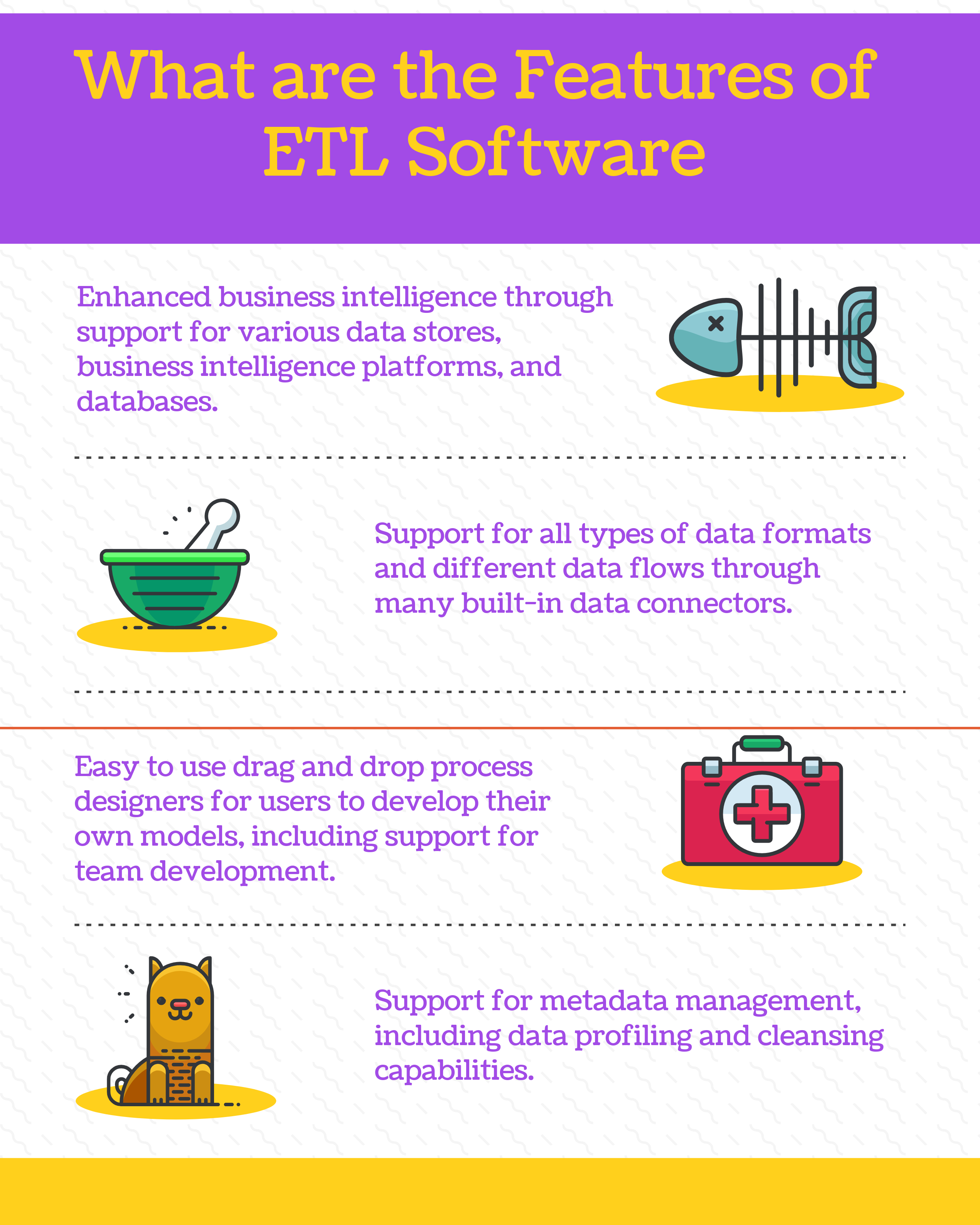 What are the Features of ETL Software