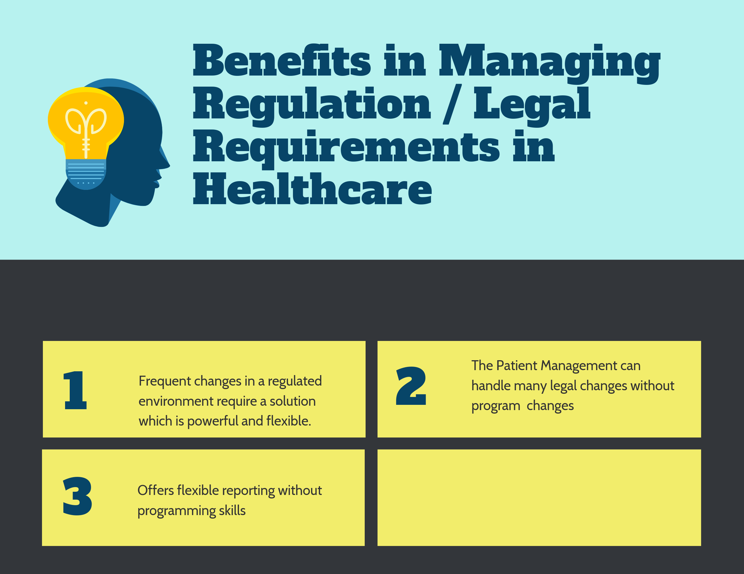 What are the Benefits in Managing Regulation Legal Requirements in Healthcare