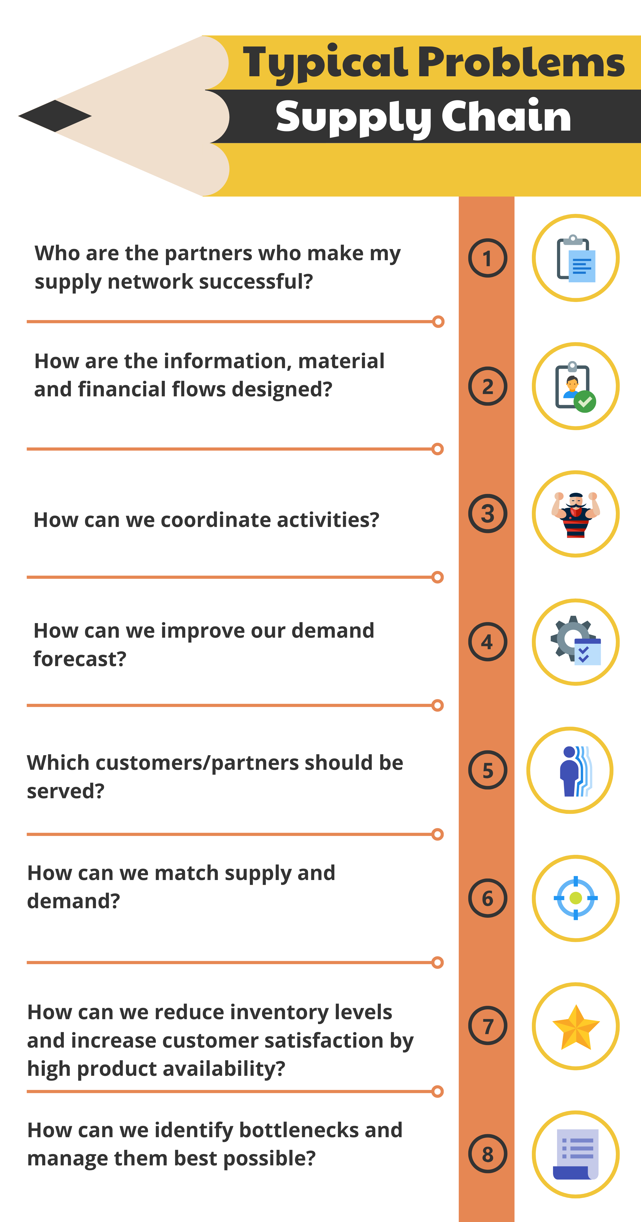 What are the Typical Problems of the Supply Chain Process