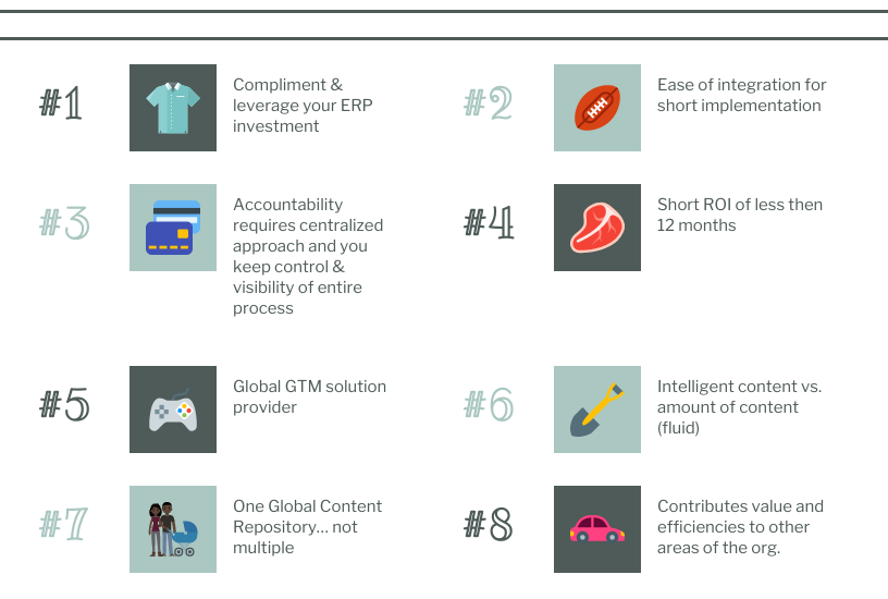 What are the 8 Must Have features of Global Trade Services