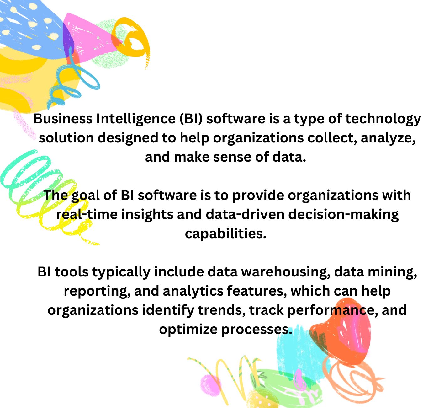 What are Business Intelligence Software