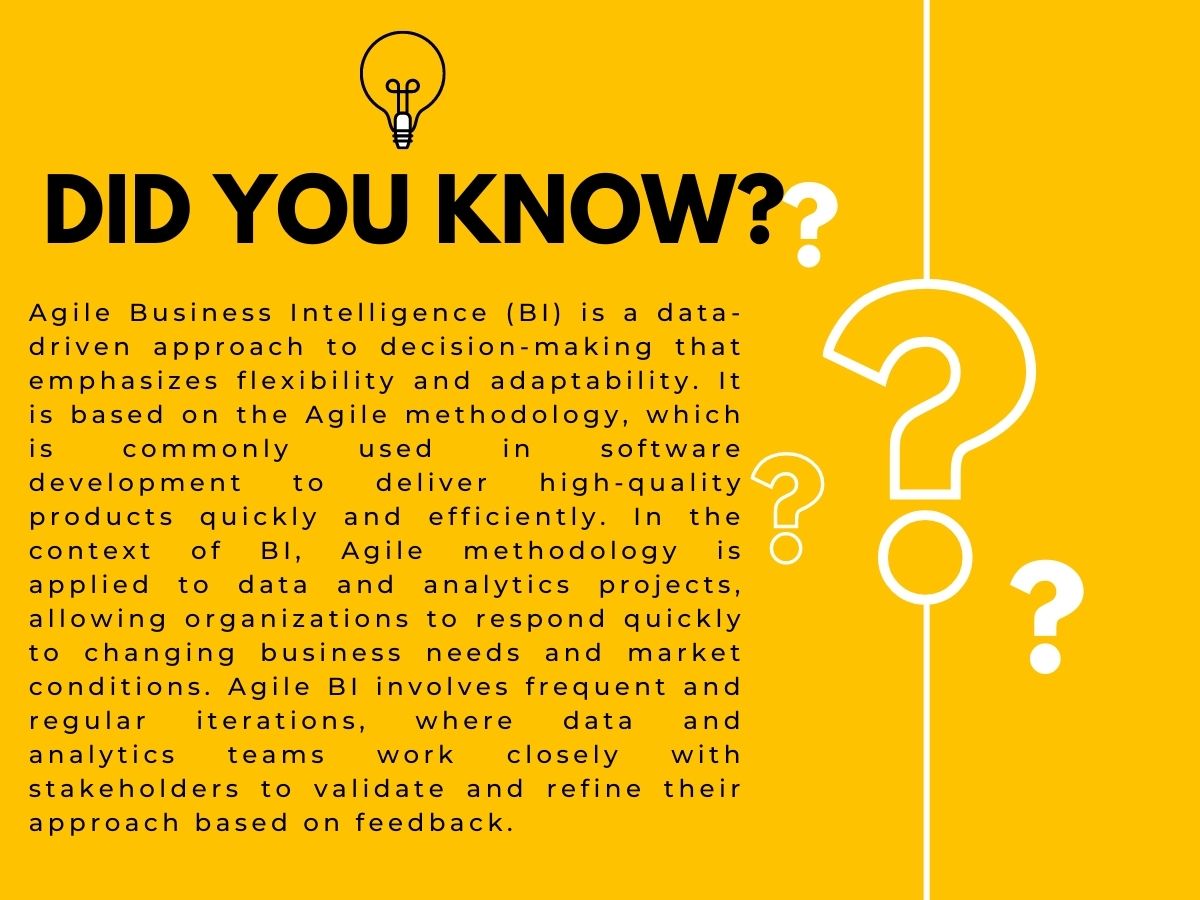 Agile Business Intelligence